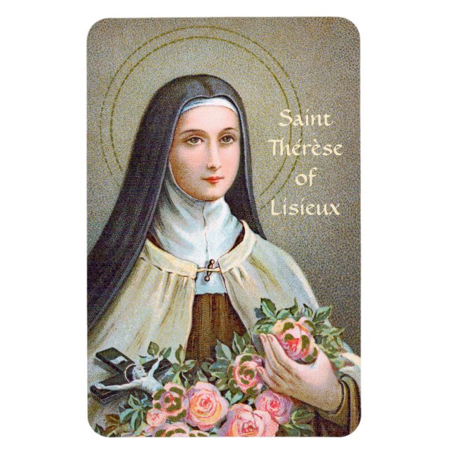 St. Therese of Lisieux the Little Flower (BJE 01) Magnet (Vertikal)