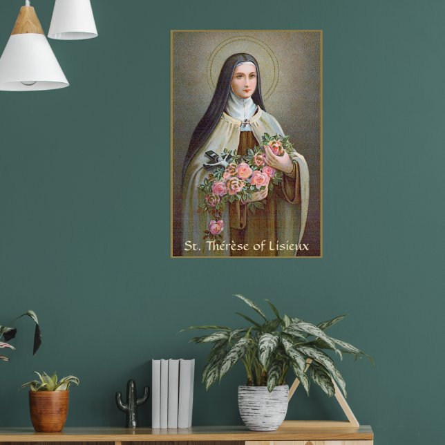 St. Therese of Lisieux the Little Flower (BJE 01) Poster (Vardagsrum 1)