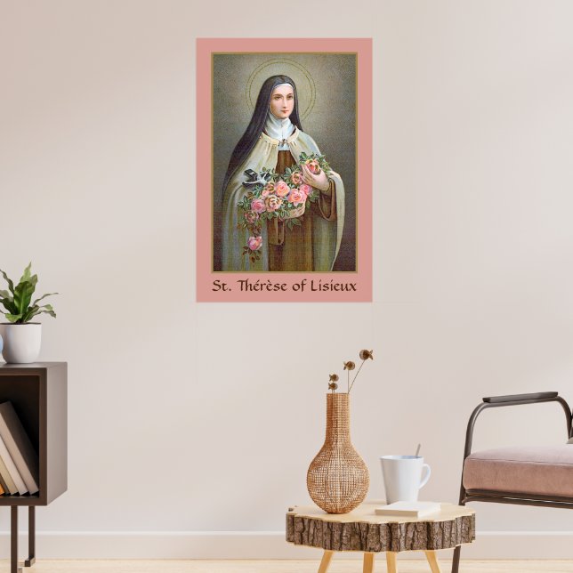 St. Therese of Lisieux the Little Flower (BJE 01) Poster (Vardagsrum 3)