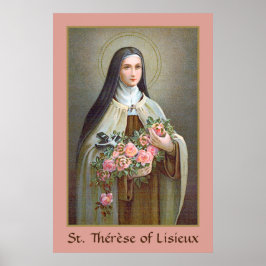 St. Therese of Lisieux the Little Flower (BJE 01) Poster