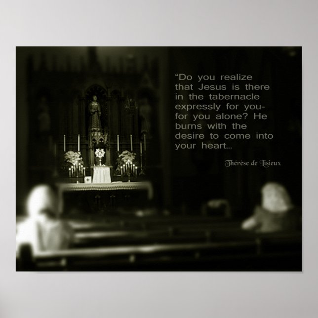 St Therese on Adoration. Poster (Framsidan)