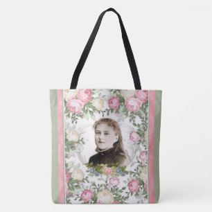 St. Therese Religiösa Blommigt Catholic Tygkasse