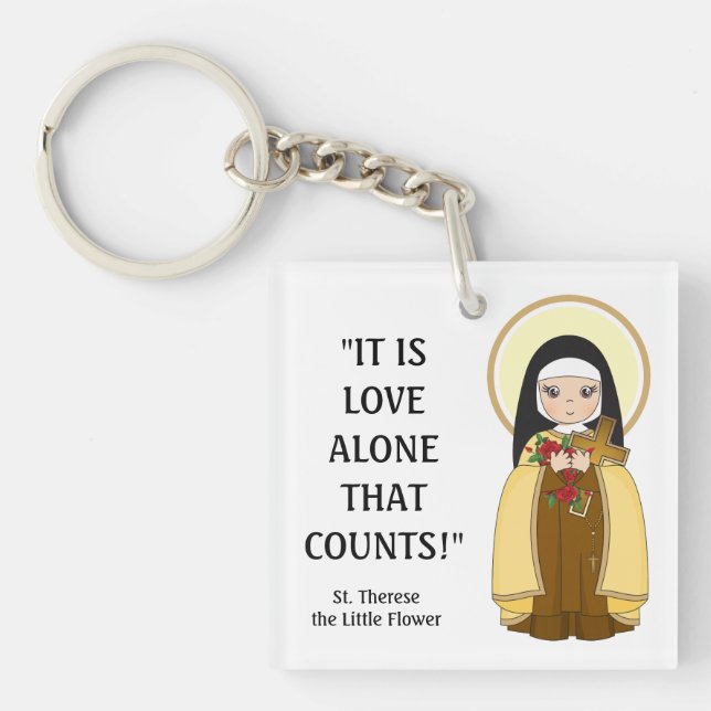 St. Therese Religiösa Carmelite Nun Citat (Framsidan)