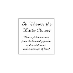 St. Therese the Little Flower Prayer Stämpel