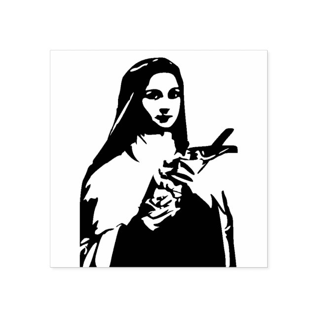 St. Therese the Little Flower Stämpel (Tryck)