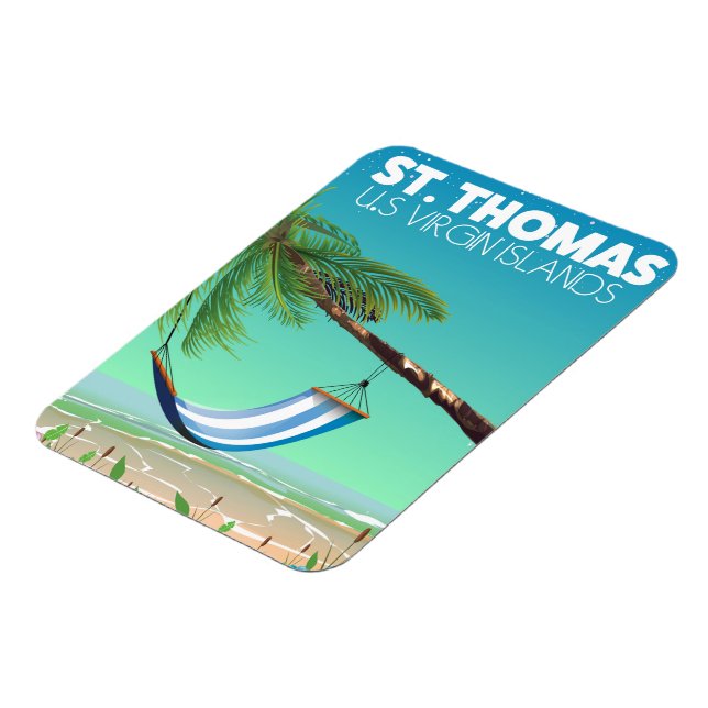 St Thomas Amerikanska Jungfruöarna. Magnet (Vänstra Sidan)