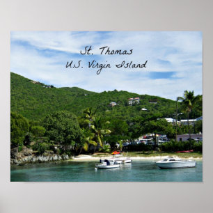 St. Thomas, Amerikanska Jungfruöarna Poster