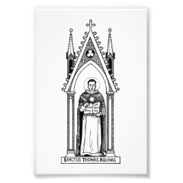 St. Thomas Aquinas, 4"x6" fotoutskrift Fototryck