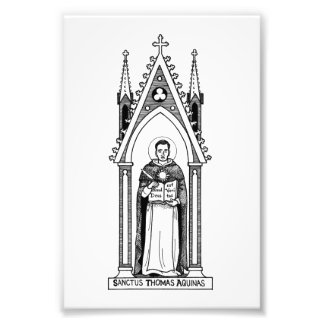St. Thomas Aquinas, 4"x6" fotoutskrift Fototryck