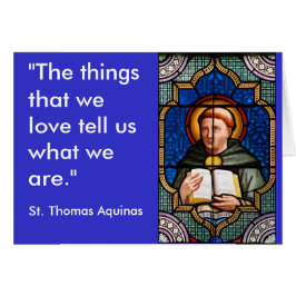 St Thomas Aquinas Hälsningskort