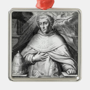St Thomas Aquinas Julgransprydnad Metall