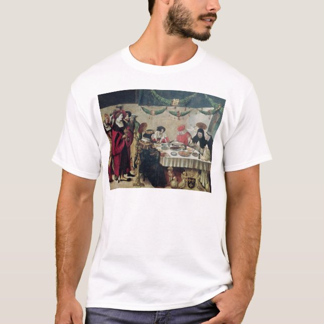 St Thomas Aquinas och Louis IX T Shirt (Framsida)