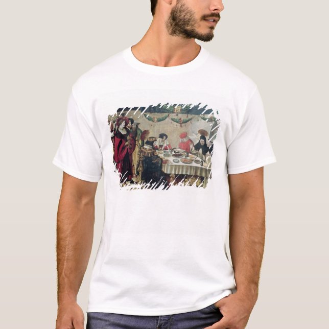 St Thomas Aquinas och Louis IX Tee Shirt (Framsida)