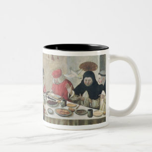 St Thomas Aquinas och Louis IX Två-Tonad Mugg