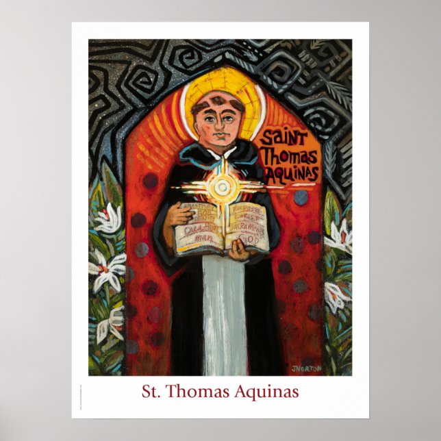 St. Thomas Aquinas Poster (Framsidan)