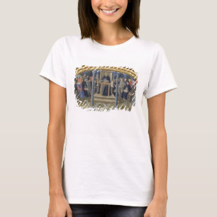 St. Thomas Aquinas Teaching (olja på panelen) Tee Shirt