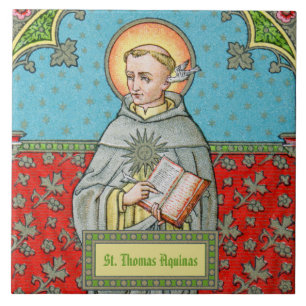 St. Thomas Aquinas (VVP 002) Kakelplatta