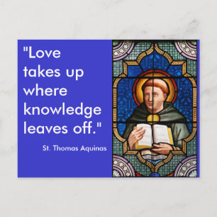 St. Thomas Aquinas Vykort