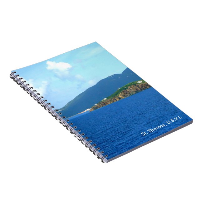 St. Thomas Arrival Anpassningsbar Cruise Journal Anteckningsbok Med Spiral (Högra Sidan)