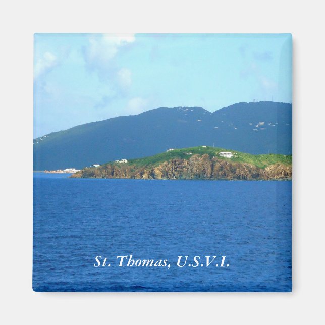 St. Thomas Arrival Magnet (Framsidan)