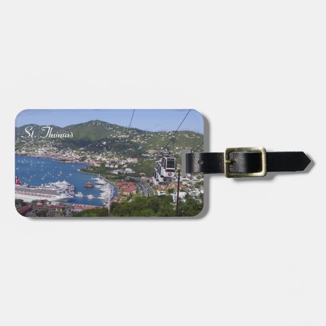 St Thomas bagagemärkre Bagagebricka (Horisontell Framsida)