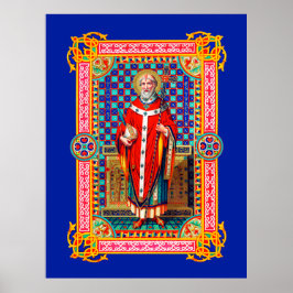 St. Thomas Becket i Red Chasuble (K 34) Poster
