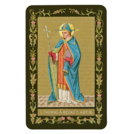 St. Thomas Becket med Sword i Miter (P 005) Magnet