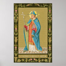 St. Thomas Becket med Sword i Miter (P 005)