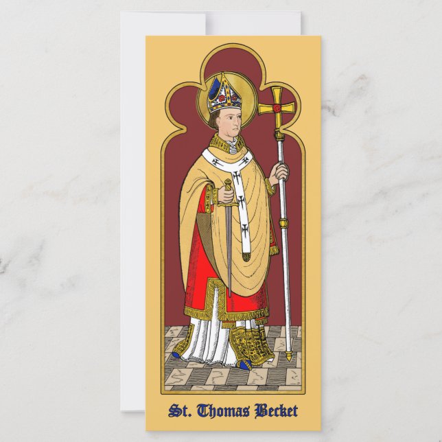 St. Thomas Becket med Sword (M 033; Colorized) (Framsida)