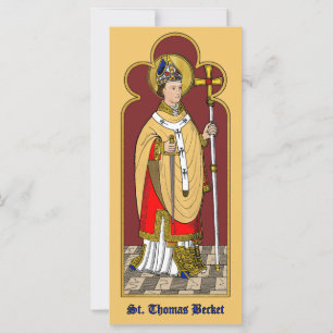 St. Thomas Becket med Sword (M 033; Colorized)