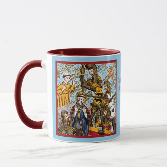 St. Thomas Beckys martyrdom (M 031) Mugg (Vänster)