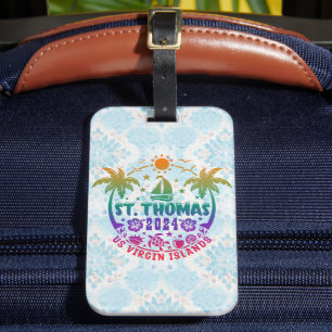 St. Thomas Bliss: Tropiska Amerikanska Jungfruöarn Bagagebricka