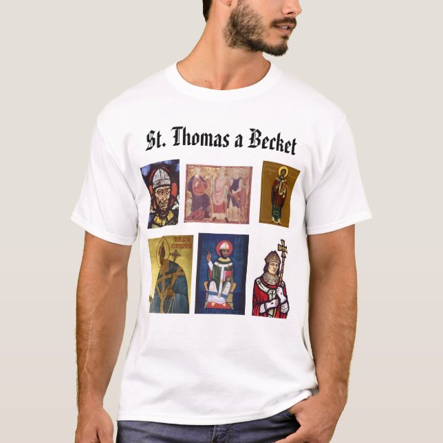 St Thomas en Becket, St Thomas en Becket, St. T… T Shirt (Framsida)
