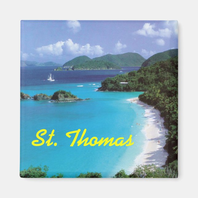 St. Thomas frudge magnet (Framsidan)