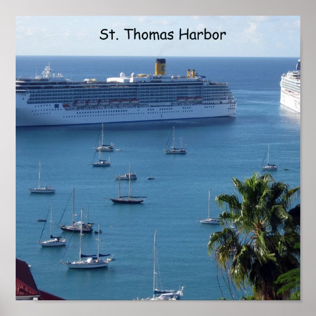 St. Thomas Harbour Poster (Framsidan)