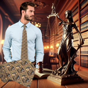 St. Thomas More Porträtt-Patterned Neck Tie Slips