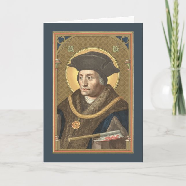 St. Thomas More (SAU 026) Blank Greeting Card 1 Kort (Framsida)