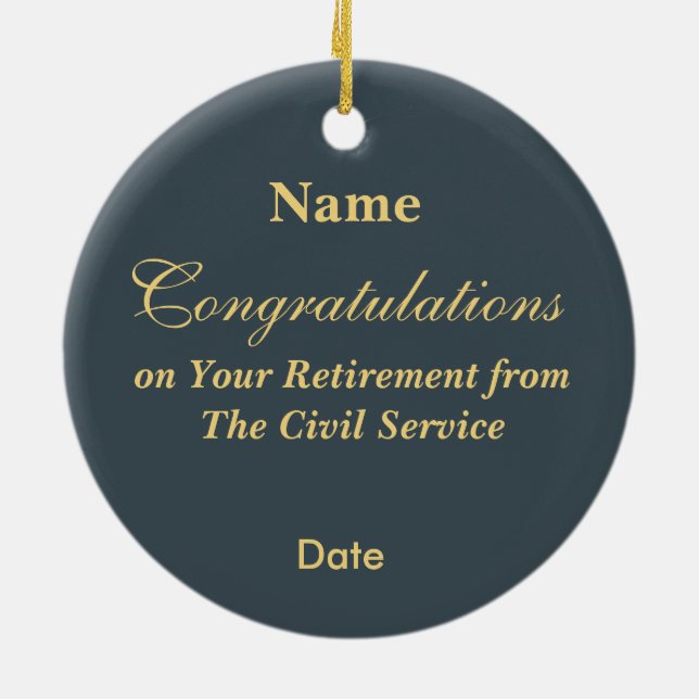 St. Thomas More (SAU 026) Circular Julgransprydnad Keramik (Baksidan)