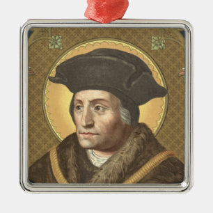 St. Thomas More (SAU 026) Premium Square Julgransprydnad Metall