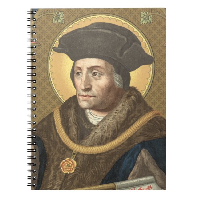 St. Thomas More (SAU 026) Stil 2 Anteckningsbok Med Spiral (Framsidan)