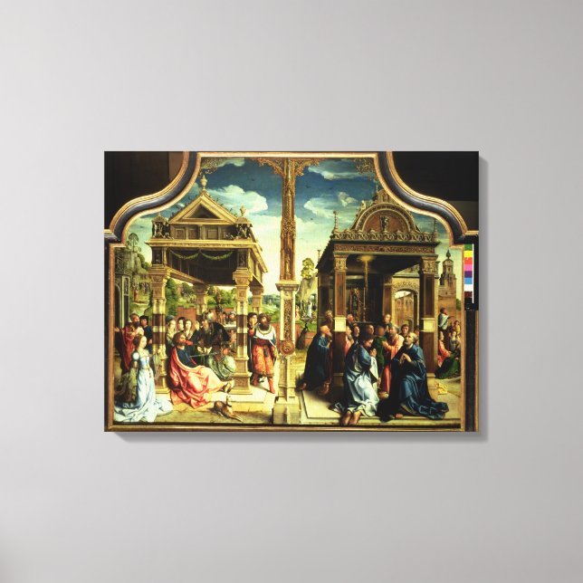 St. Thomas och St. Matthew Altarpart Canvastryck (Framsida)