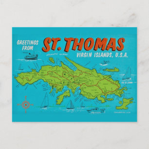 St. Thomas-ön Vykort