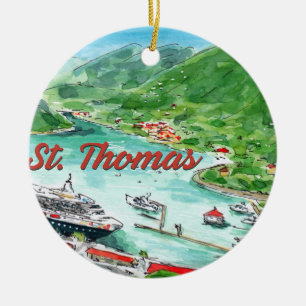 St. Thomas-ornament Julgransprydnad Keramik