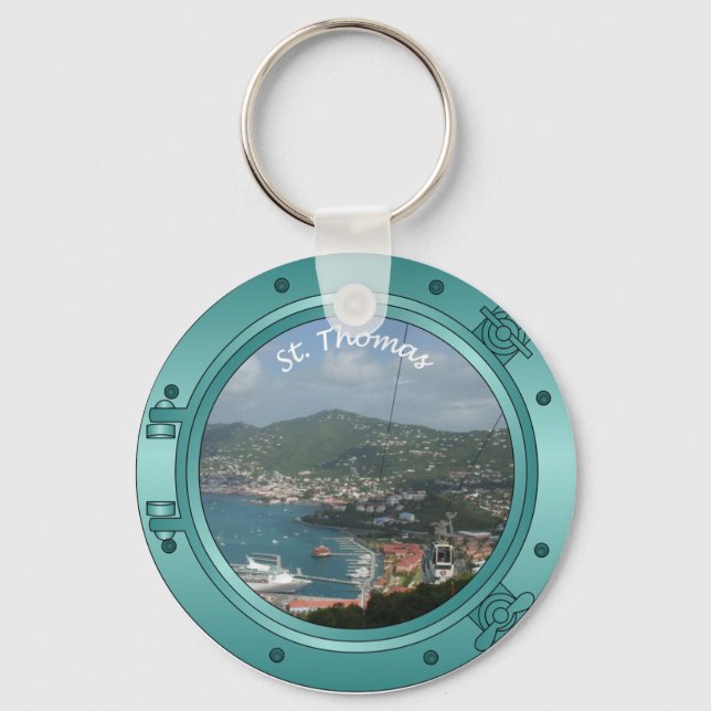 St Thomas Porthole Nyckelring (Framsida)