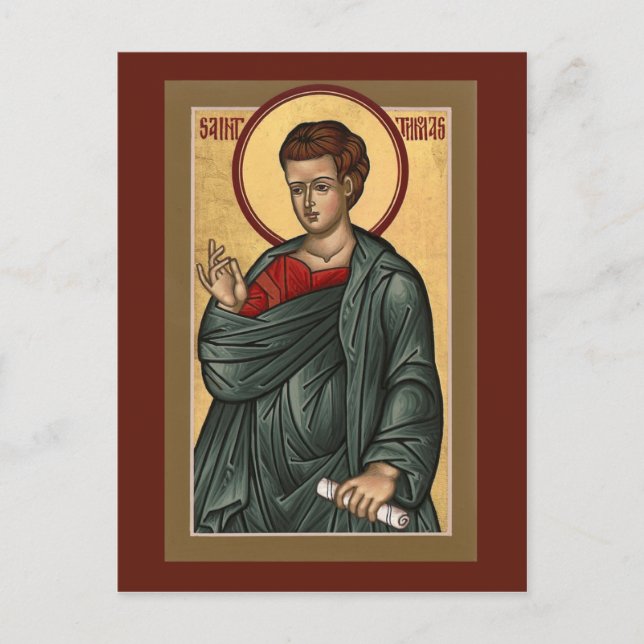 St. Thomas Prayer Card Vykort (Framsida)