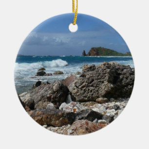 St. Thomas Rocky Beach Julgransprydnad Keramik