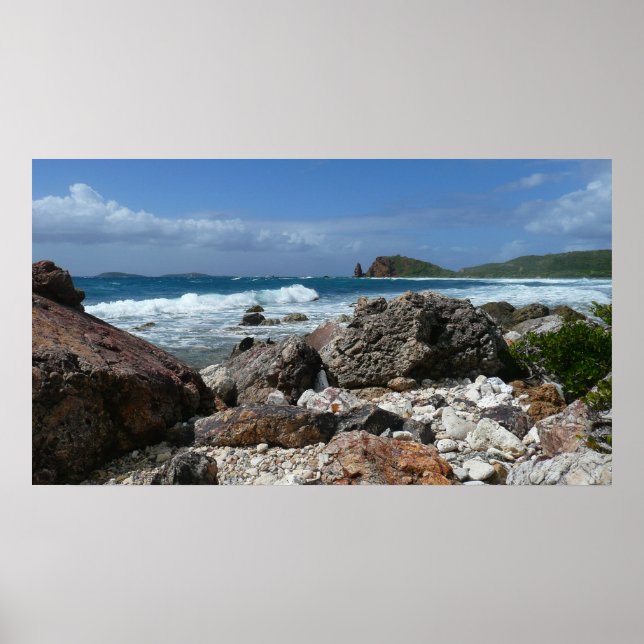St. Thomas Rocky Beach Poster (Framsidan)
