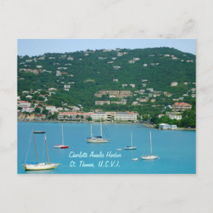 St. Thomas Sailboat anpassningsbar Vykort