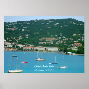 St. Thomas Sailboat Poster