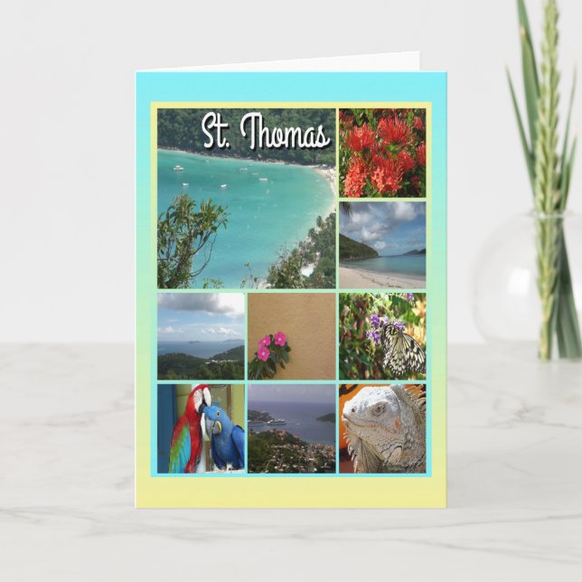 St. Thomas - Scenia Photo Collage 6115 Kort (Framsida)
